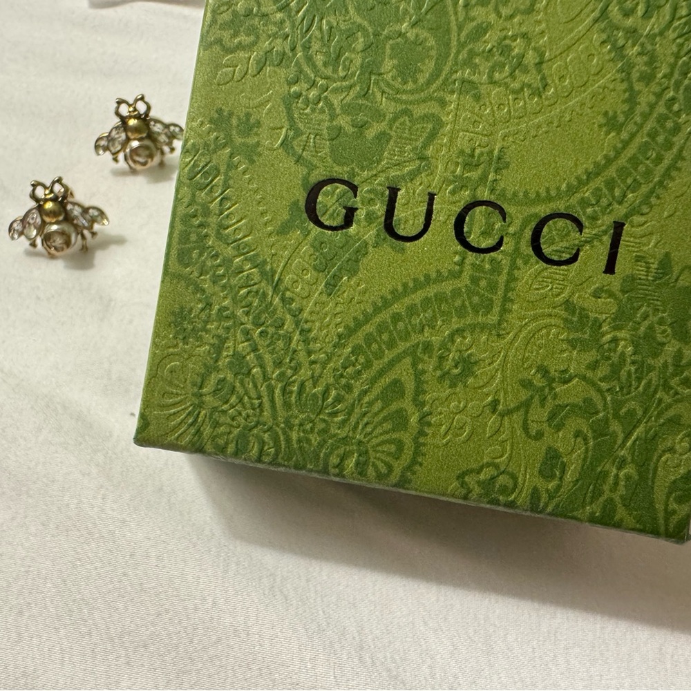 Gucci Gold and Silver Interlocking GG Earrings